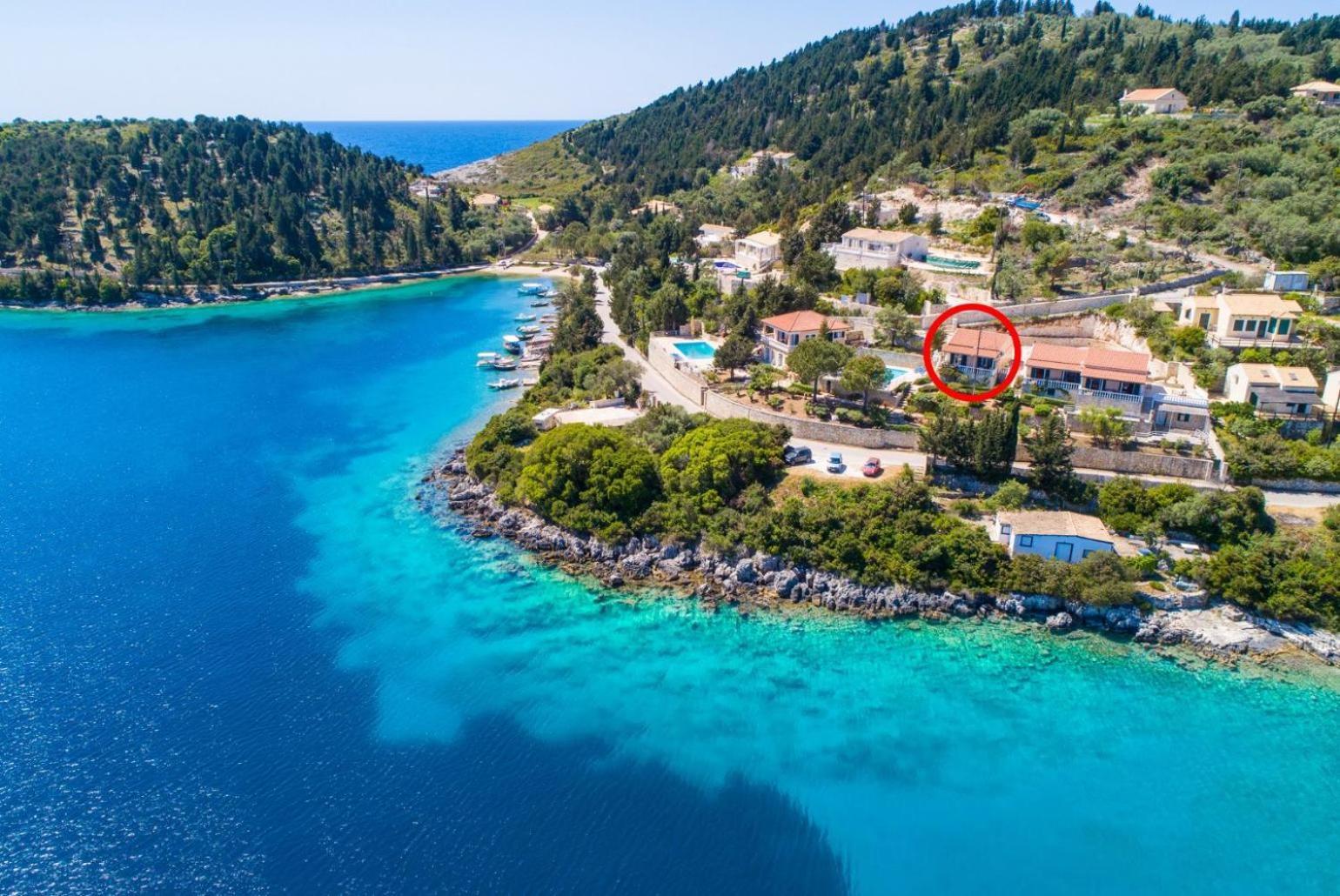 Dolphin Villa 1 Porto Ozias Bagian luar foto